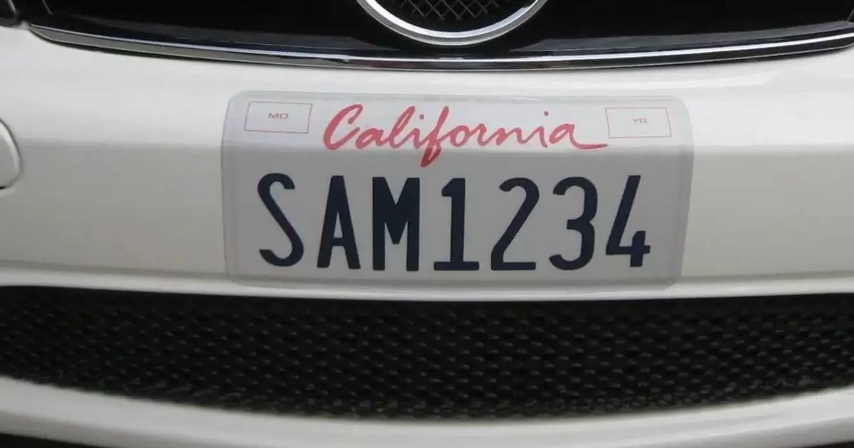 What States Require Front License Plates?