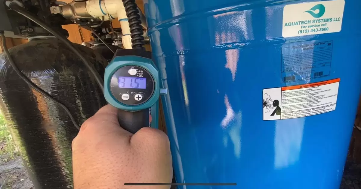 How Much Air Pressure Should Be In A Water Tank?