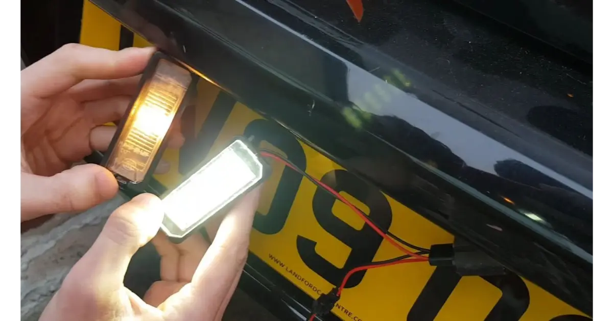 How To Change License Plate Bulb?